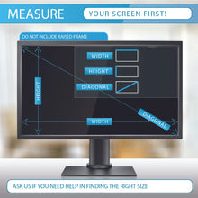 Load image into Gallery viewer, Privacy Screen Protector for Desktop Computer Monitor, Anti Glare and Anti Blue Light Protection
